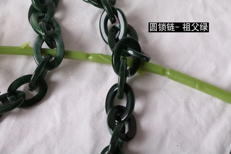dark green xk Обновляющая Цветная Акриловая женская модная сумка на ремне, сумка на плечо, легко застёгивающийся ремень, хорошее качество, сумка через плечо, сумка-мессенджер в полоску - Цвет: dark green xk