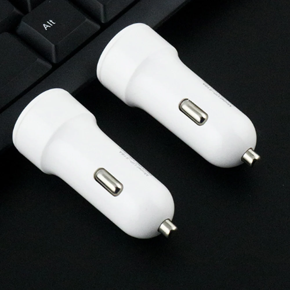 10 шт. в партии 2.1A 24V USB Автомобильное зарядное устройство универсальное