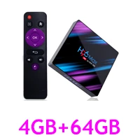 Новое поступление H96 MAX Plus Android 9,0 RK3318 4K H.265 Смарт ТВ коробка с 5000+ каналов мировое IPTV французский Sebria Испанский Польский - Цвет: 4GB 64GB BOX