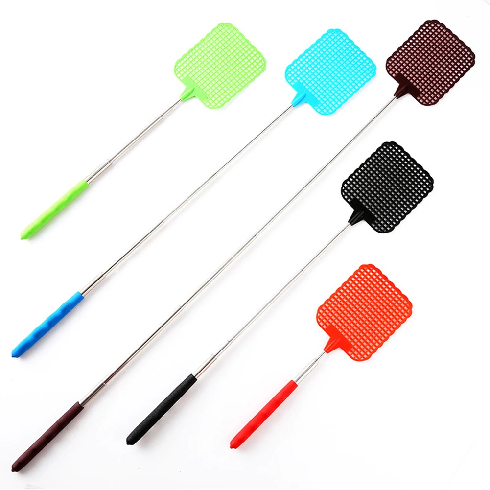 

Telescopic Fly Swatter Extendable Anti Mosquito Pest Summer Home Kitchen Tool