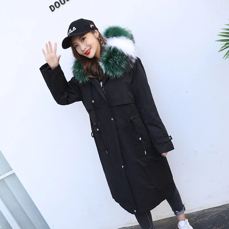 Женское длинное пальто из меха кролика Rex вечерние меховые натуральной кожи с