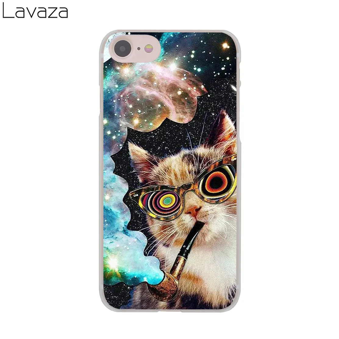 Lavaza Stars Moon астронавт воздушного корабля Cat 8Plus жесткий чехол для телефона iPhone XR X 11 Pro XS Max 8 7 6S 5 5S SE 4S 4 10 - Цвет: 12
