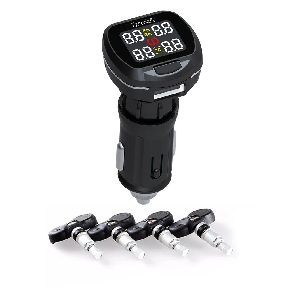 Вращающийся TP500 внутренний TPMS Дисплей с USB разъем Поддержка бар PSI best шин Давление