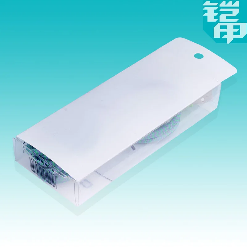 100 шт./лот новые блистерные пакеты из ПВХ для 1 м USB кабелей упаковочные коробки