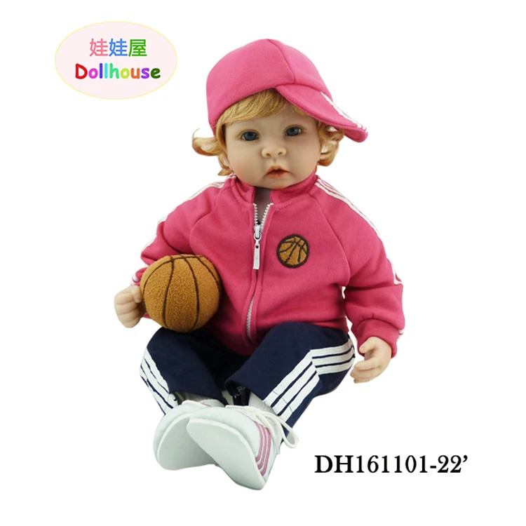 Силиконовые куклы Новорожденные 56 см|boneca brinquedo|silicone reborn babiessilicone |