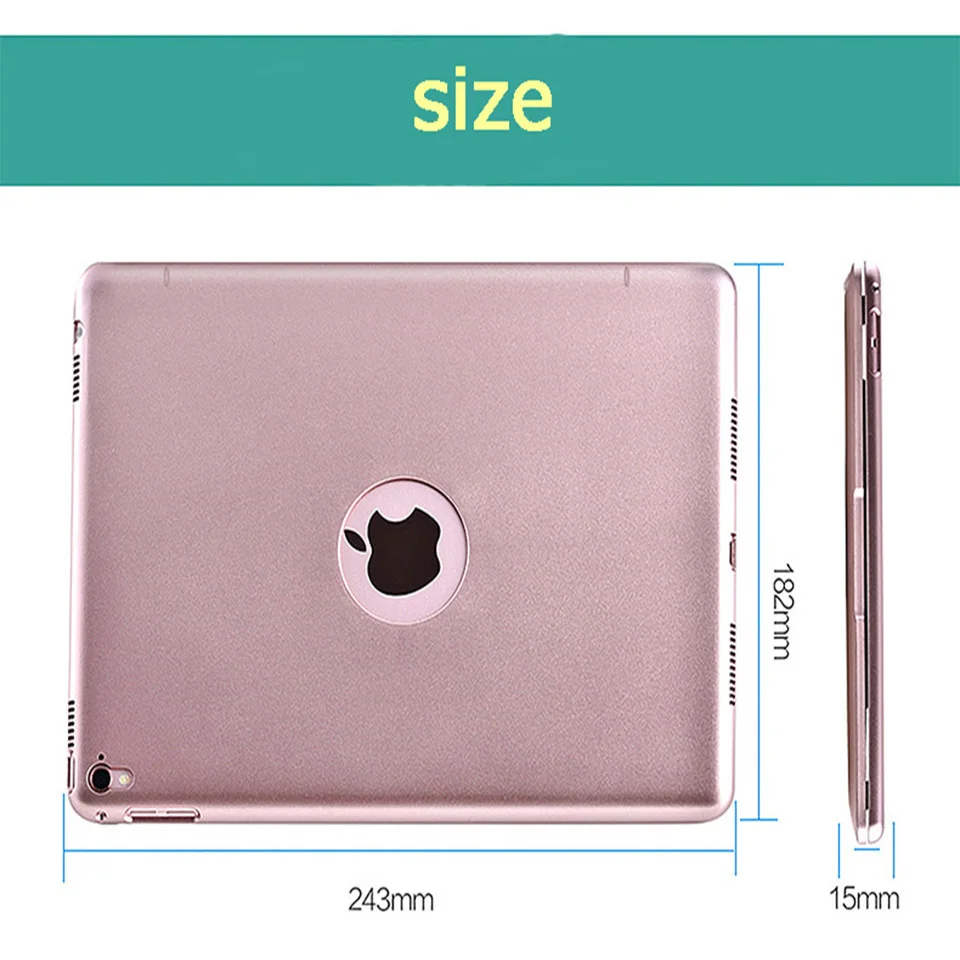 Tendway беспроводное покрытие клавиатуры Bluetooth чехол для Apple ipad Pro 9 7 Топ флип-чехол