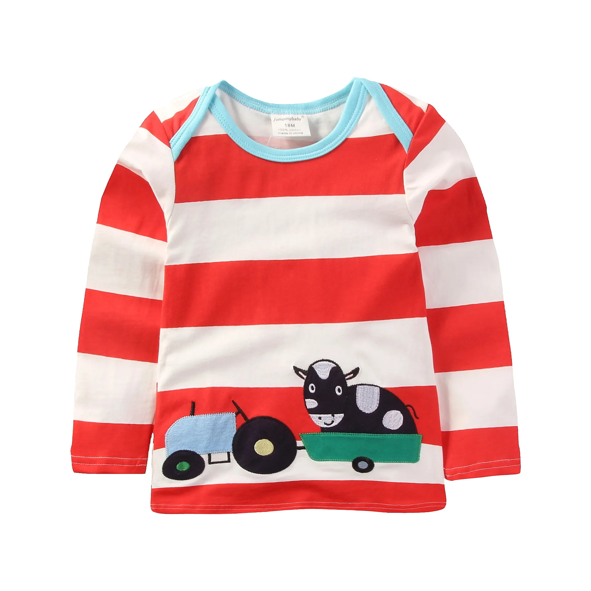 T7007 costume Jumpingbaby/ детская одежда; детская футболка для мальчиков; футболки для малышей; футболки с длинными рукавами; Camiseta; топы; футболки; костюмы для детей - Цвет: T7007 costume