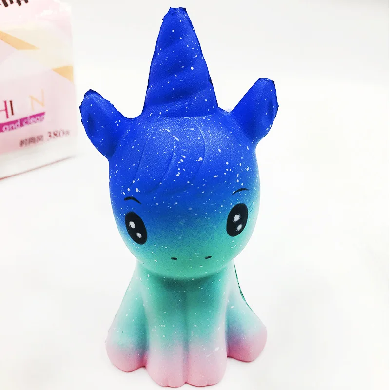 Jumbo kawaii мягкий медленно поднимающийся Единорог пончик мягкий красочный. Мягкое Животное большое мягкое сжимающее забавная игрушка-Антистресс игрушка для детей - Цвет: U-3
