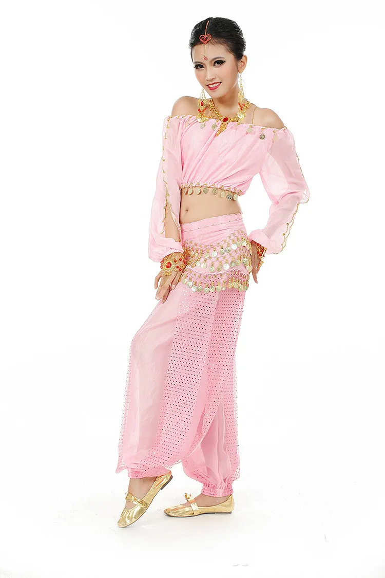 3 шт./компл. женский костюм для танца живота женское индийское платье