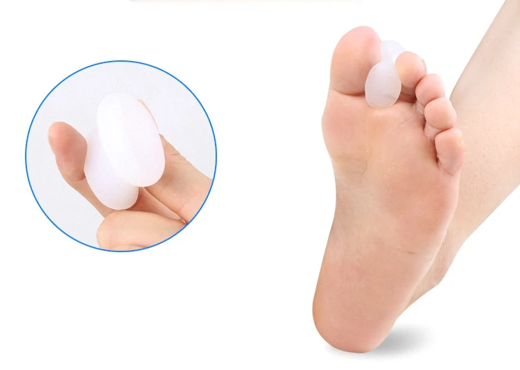 

6 Piece/pack Toe Separator Hallux Valgus Tool Thumb Valgus Protector Bunion Adjuster Pain Relief Straighten Bent Toes Feet Care