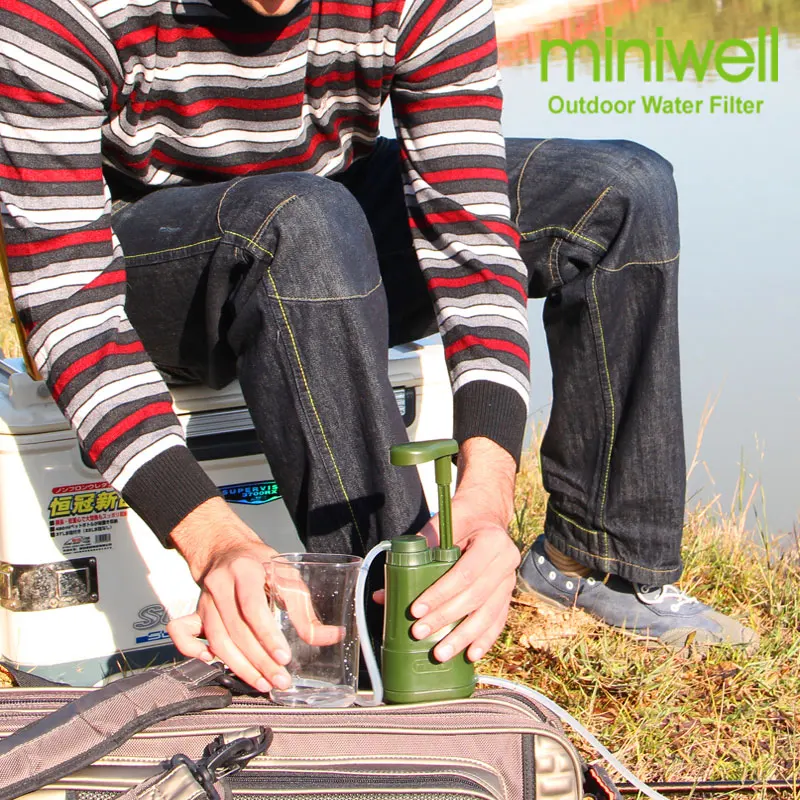 Miniwell фильтр для воды Чистая гидратация наружного кемпинга оборудования | Спорт и