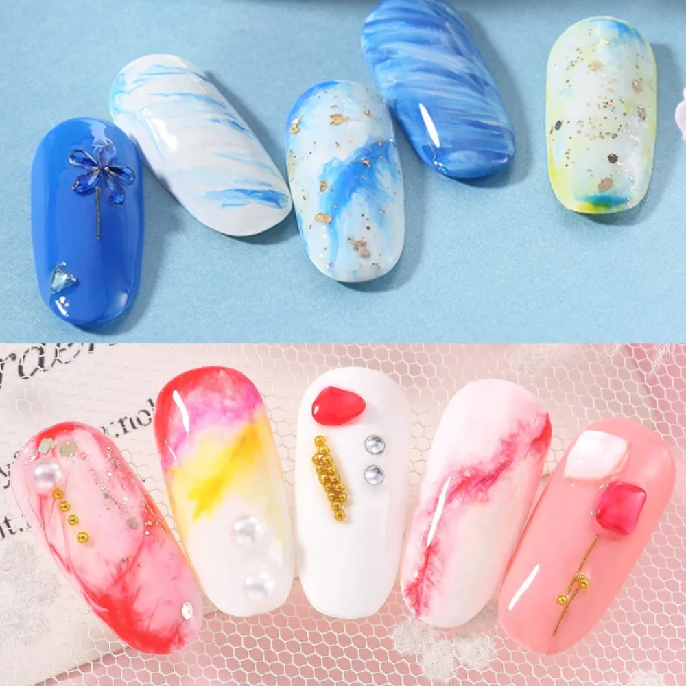 1PC15ml акварельные чернила лак для ногтей набор гель с рисунком цветения эффект