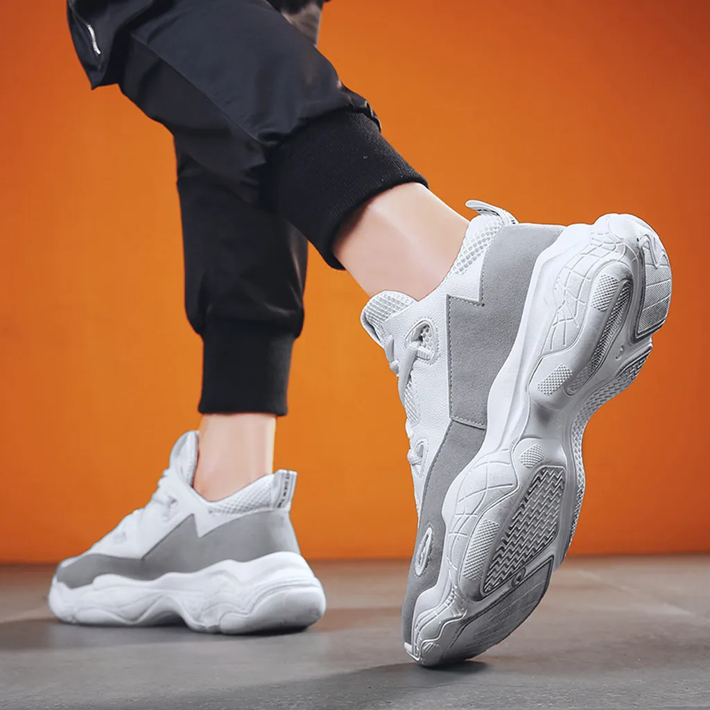 YOUYEDIAN Casual Shoes Men Breathable Comfortable Fashion 2019 Male Wear-resistant Lace-up Cheaper Lightweight Sneakers Zapatos | Обувь