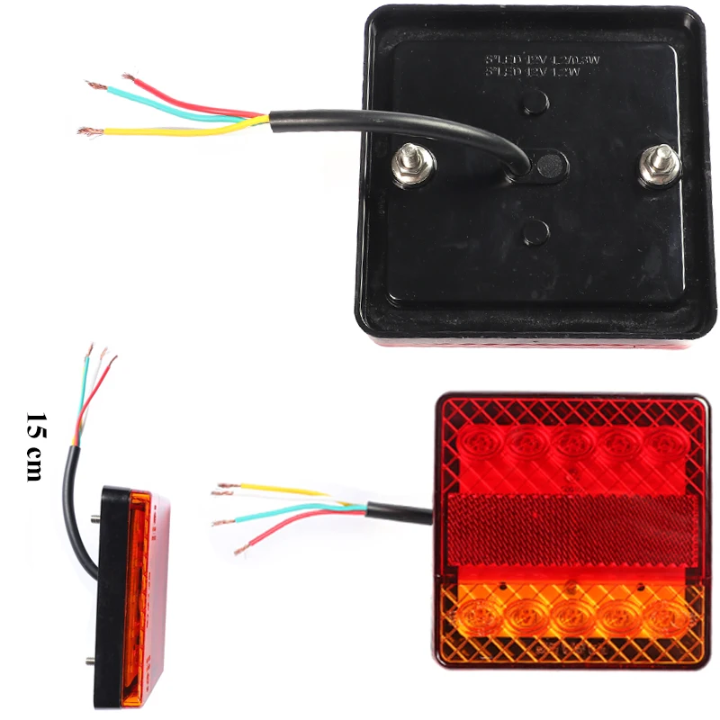 1 шт. 12 В светодиодный трейлерный светильник грузовой автомобиль автомобильный