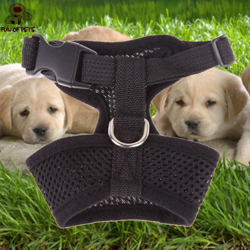 Регулируемая удобная мягкая дышащая шлейка для собак цветной жилет домашних