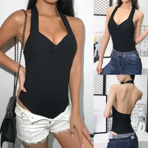 Стильный Лидер продаж Для женщин с v образным вырезом без рукавов облегающее