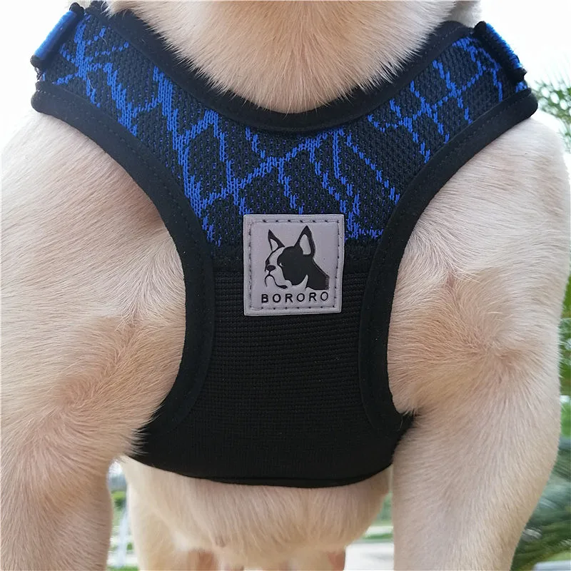 Sport X3 Dog Harness Breathable Mesh No Pull & No Choke Harness Vest for Small Medium Dog Adjustable Light Weight French Bulldog