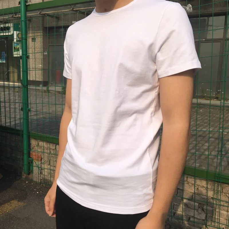 Мужская/Женская мужская религия топ с этикеткой футболки мерсеризованный хлопок