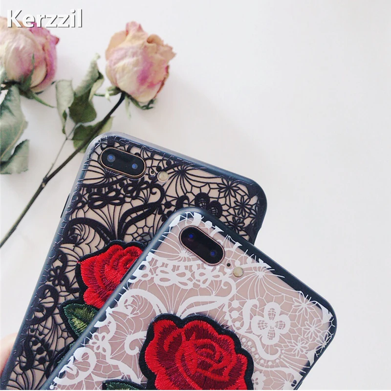 Чехол с вышитыми цветами для Huawei P20 P8 P9 P10 2017 Mate 9 10 lite P Smart Y9 2018 PC TPU чехол Honor 8 6X 6C |