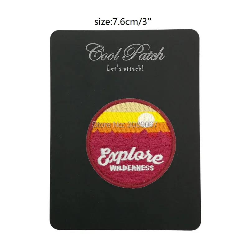 Explose сувенирные нашивки для поездок в дикой природе национальном парке