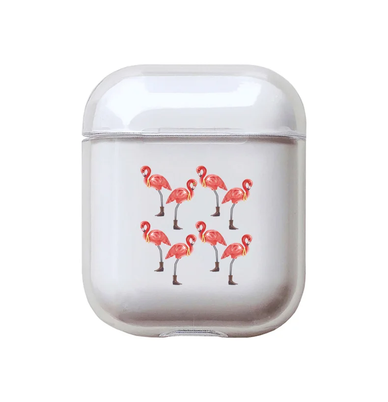 Чехол для Apple airpods, чехол с героями мультфильмов, фламинго, кактус, беспроводной Bluetooth, чехол для наушников Airpods, жесткий защитный чехол - Цвет: I200451