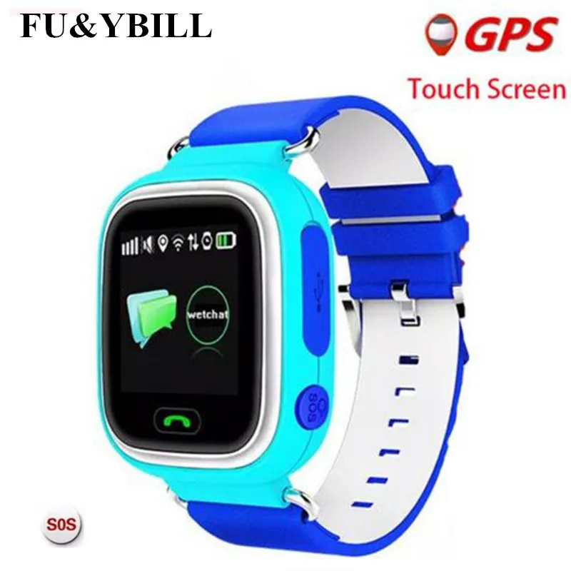 10 шт./лот Fu & Y Bill Q90 GPS позиционирование детские часы 1 22 дюймов сенсорный экран SOS