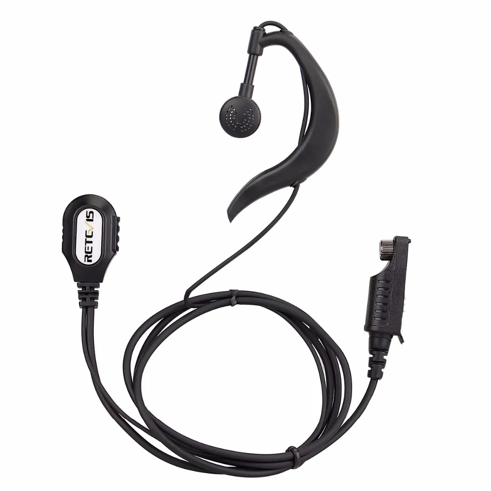 Walkie Talkie аксессуары черный g-образный ушной крючок микрофон наушник для Retevis RT82