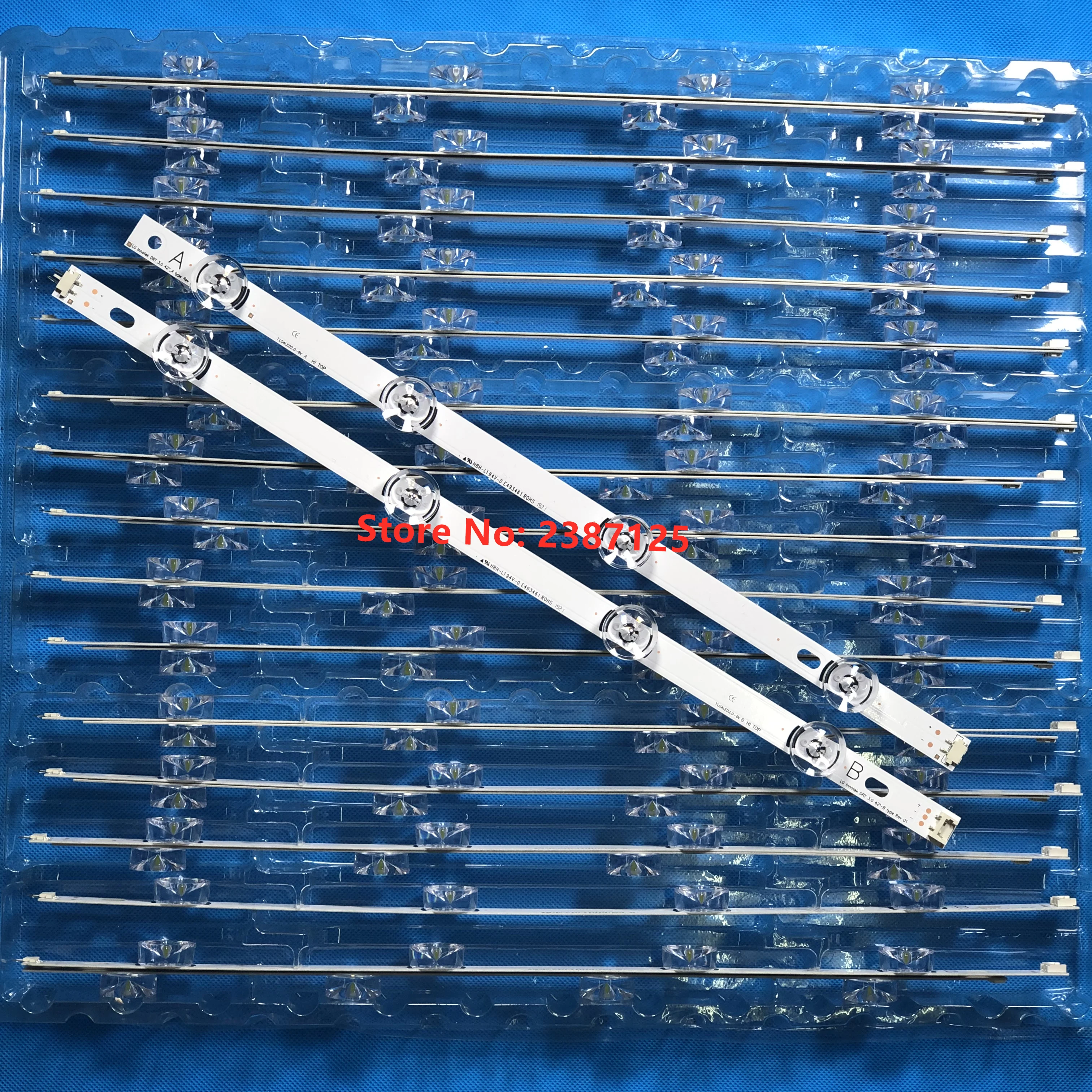 Светодиодная лента подсветки для 42LY310C 42LF5500 42LF5600 42LF5610 42LF6200 42LF6500 42LB5300 42LB5500 42LB5510 42LB5550 42LB5700 (art.: 3920d894bbc33) - 3920d894bbc33