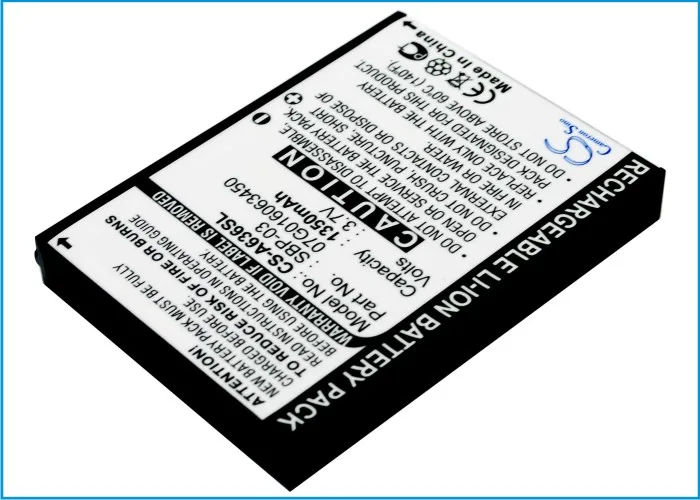Аккумулятор Cameron Sino 1350 мАч для GPS навигатора Asus Mypal A630 A632 A632N A635 A636 A636N|Батареи MP3/MP4