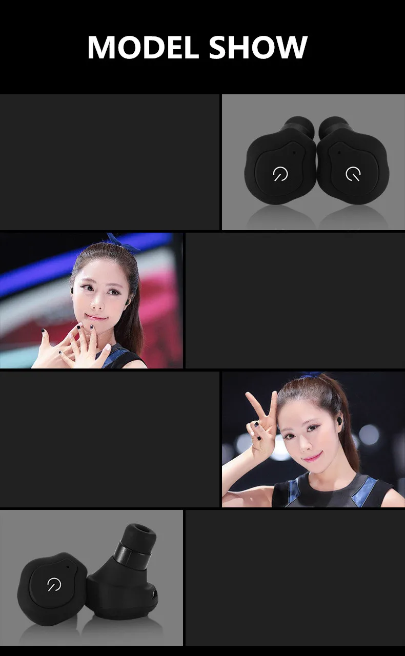 Высокое качество Близнецы наушники превосходный звук чистый в ухо Bluetooth CSR стерео