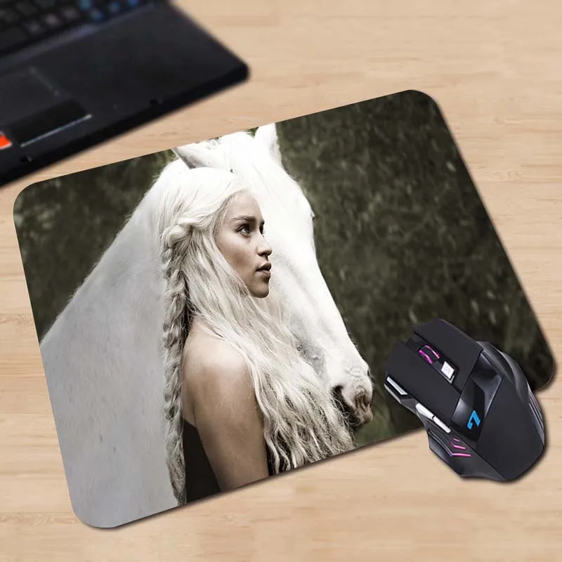 Babaite Lovely Daenerys Targaryen-Противоскользящий коврик для мышки ноутбука оптическая