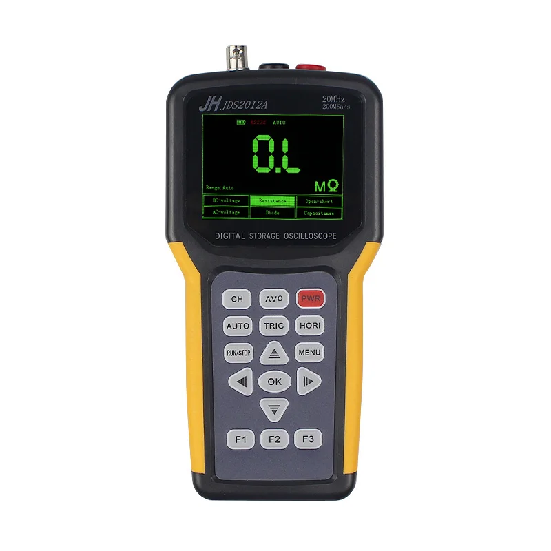 JINHAN JDS2012A одноканальный Ручной осциллограф цветной TFTLCD дисплей поддержка USB