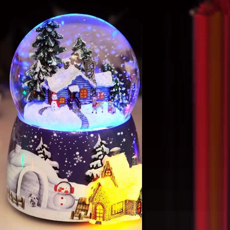 MODEL J Muziek аксессуары для украшения дома Carrusel музыкальный Imagine Dragon Snow Ball карусель Boite A Musique Caja De Musica музыкальная шкатулка - Цвет: MODEL J