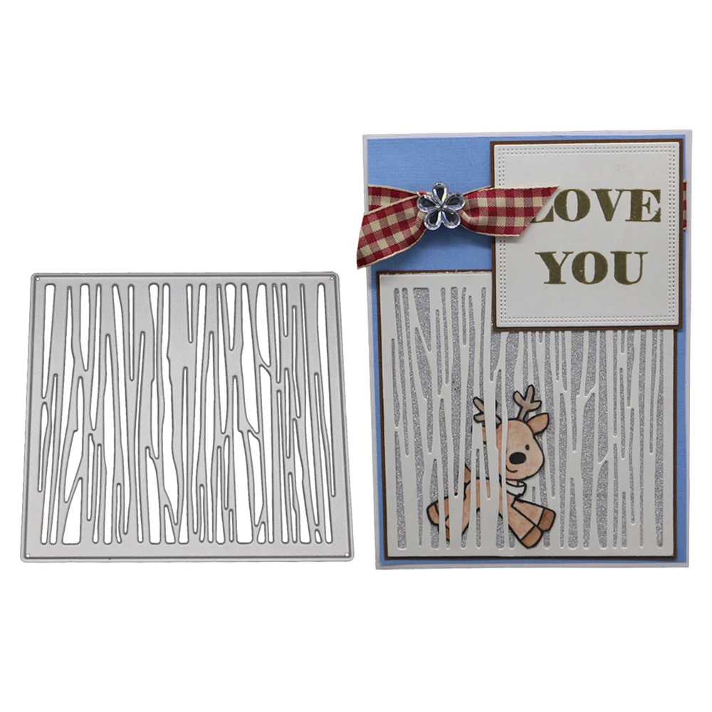 Фотофон с квадратной рамкой и полосками металлические режущие штампы новинка 2018