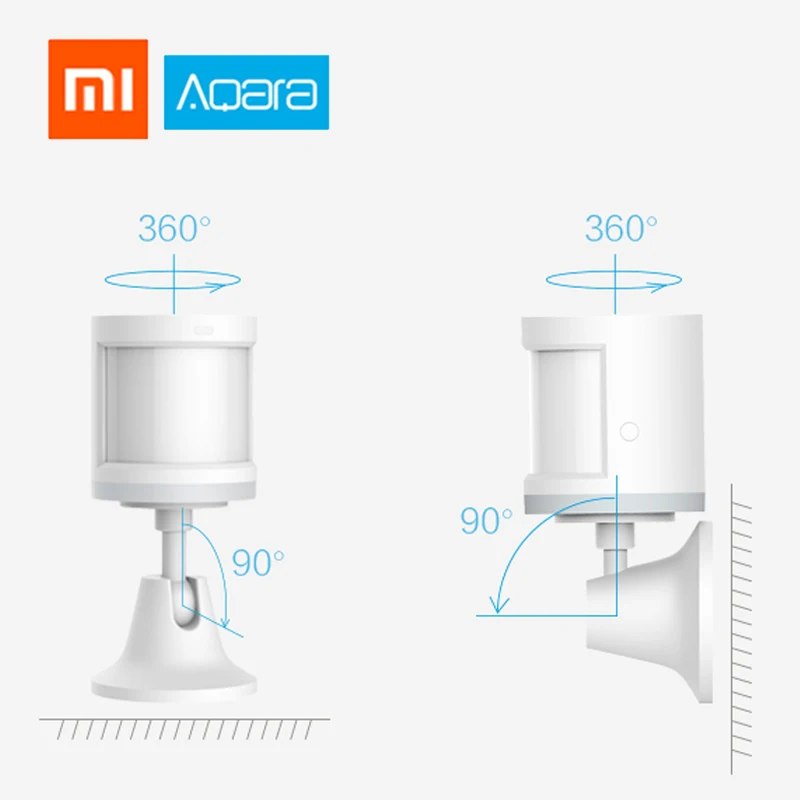 Оригинальный датчик человеческого тела Xiaomi Aqara умный движения ZigBee соединение Mi