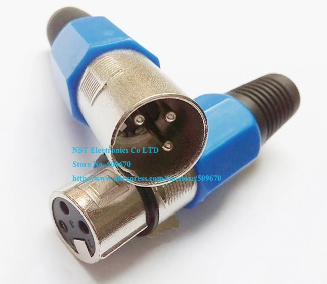 Бесплатная доставка/Высокое качество 5 пар (10 шт.) XLR 3Pin микрофон микрофонный