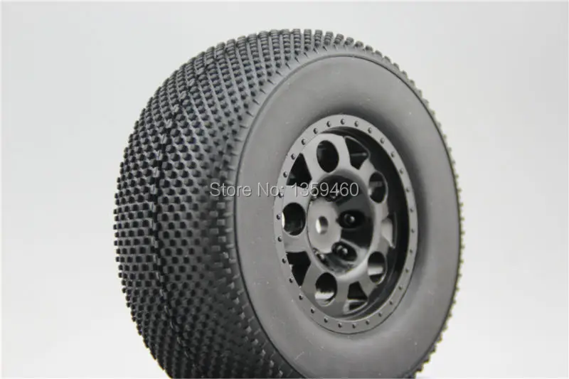 4 шт. радиоуправляемые шины 12 мм для TRAXXAS SlASH 1/10 + 29003|tyre set|12mm hextyre tire |