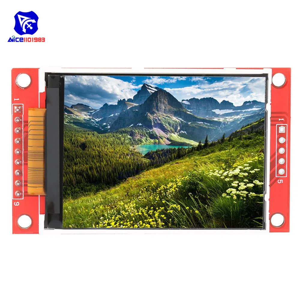 TFT SPI ЖК дисплей 2 дюйма модуль 240*320 ILI9341 с слотом для SD карты Arduino Raspberry Pi