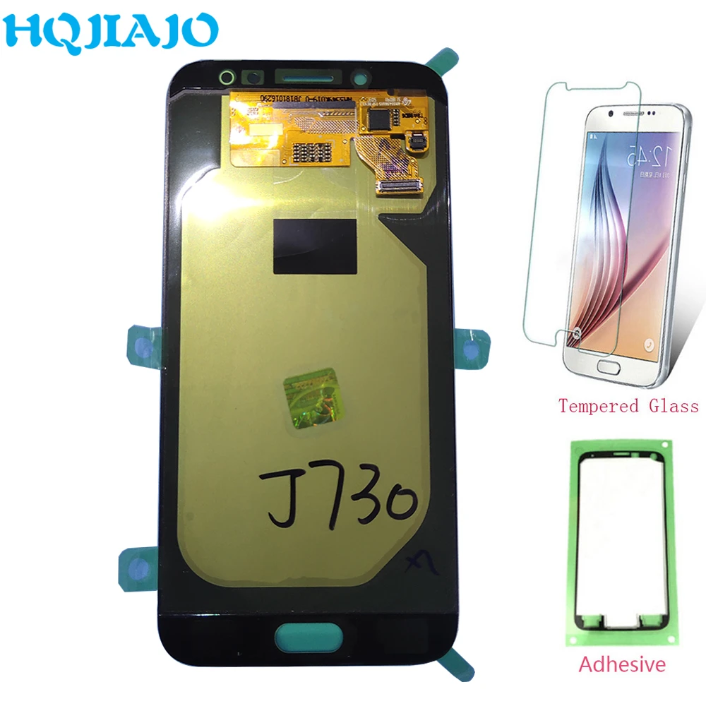 OLED ЖК дисплей для samsung Galaxy J7 Pro 2017 J730 J730F J730FM с сенсорным экраном дигитайзер сборка
