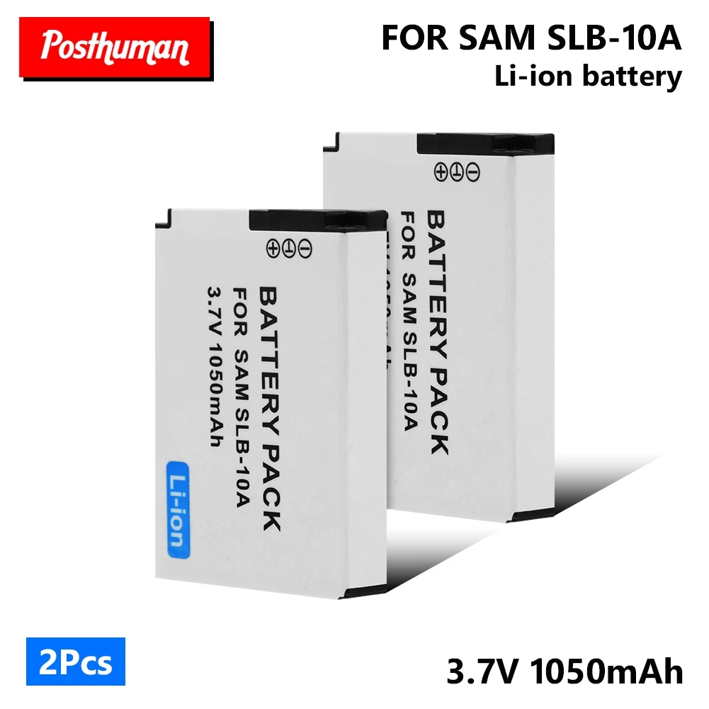 Перезаряжаемые 1050 мА/ч, SLB10A SLB-10A Батарея для samsung WB500 WB550 WB690 WB700 WB710 WB750 ES50 ES55 ES60 акумуляторная батарея аккумуляторов