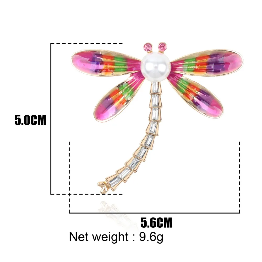 Женская Брошь в виде стрекозы из металлического сплава | Украшения и аксессуары