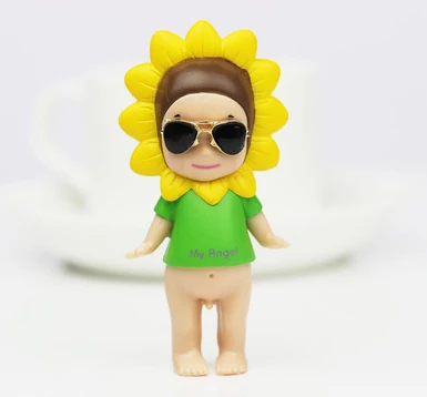 taiyanghua 9 см Sonny Angel животное растение детская фигурка оригинальная Ограниченная серия подарок для маленьких детей милые кавайные Фигурки игрушки - Цвет: taiyanghua