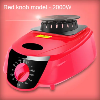 Red knob 2000W DMWD электрическая сушилка для одежды, мини-пульт дистанционного управления, для стирки, для детской одежды, воздушная сушильная машина, для одежды, ультрафиолетовая теплая ветрозащитная обувь, стерилизатор, ЕС - Цвет: Red knob 2000W