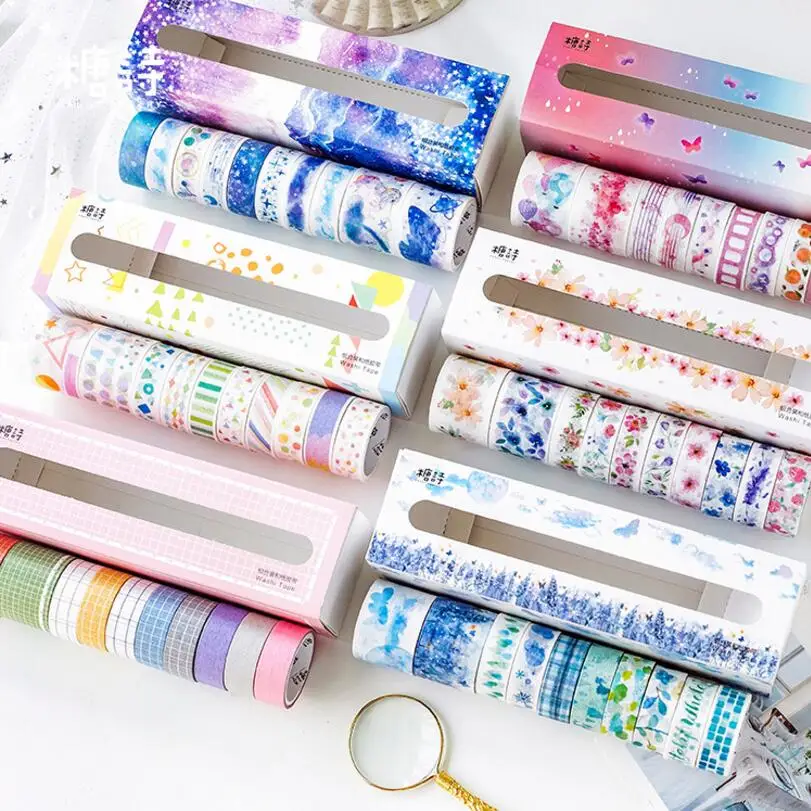 10 шт./лот листья из фольги в сетку звездное небо Луна милая бумага Маскировочная