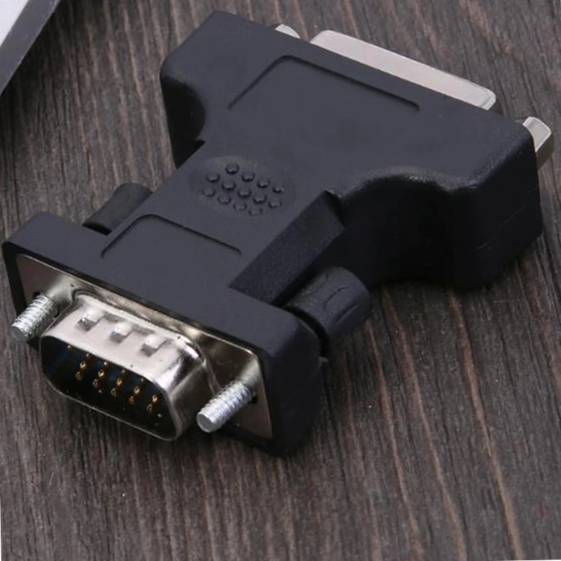 Alloyseed 24+5Pin DVI Female to 15Pin VGA Male Cable Extender Adapter Connector for connecting HDTV CRT Monitor Projector