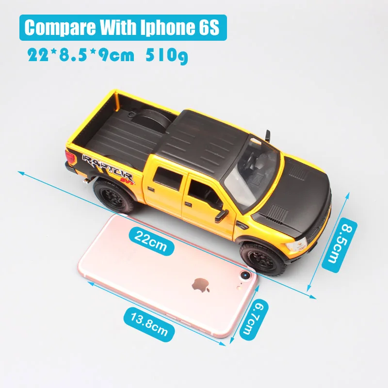 1/24 Jada большой 2011 Ford F150 Raptor SVT pick up грузовик Lobo шасси кабины литые под давлением автомобили моделирование масштаб Автомобили Авто Подарок шины
