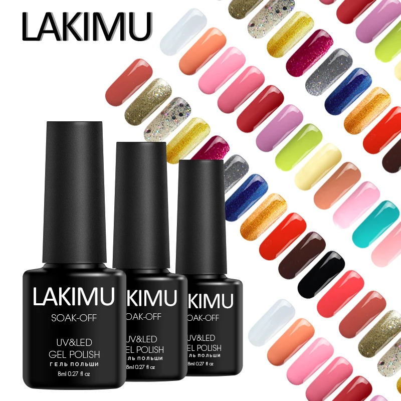 LAKIMU эмаль клей Гибридный лак для ногтей художественная краска Полупостоянный УФ