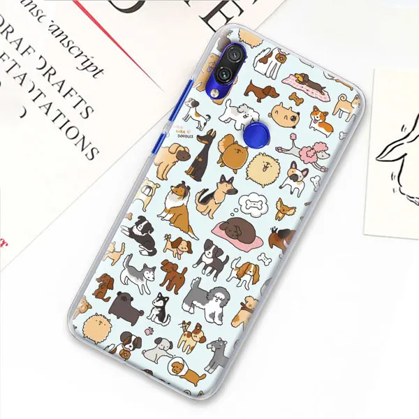 11 Такса Doxie Цветок Собака Щенок чехол для телефона для Xiao mi красный mi 7 5 6 Pro Note 7 Pro 5 5A 6 mi A1 A2 8 Lite 9 чехол Coque - Цвет: 11