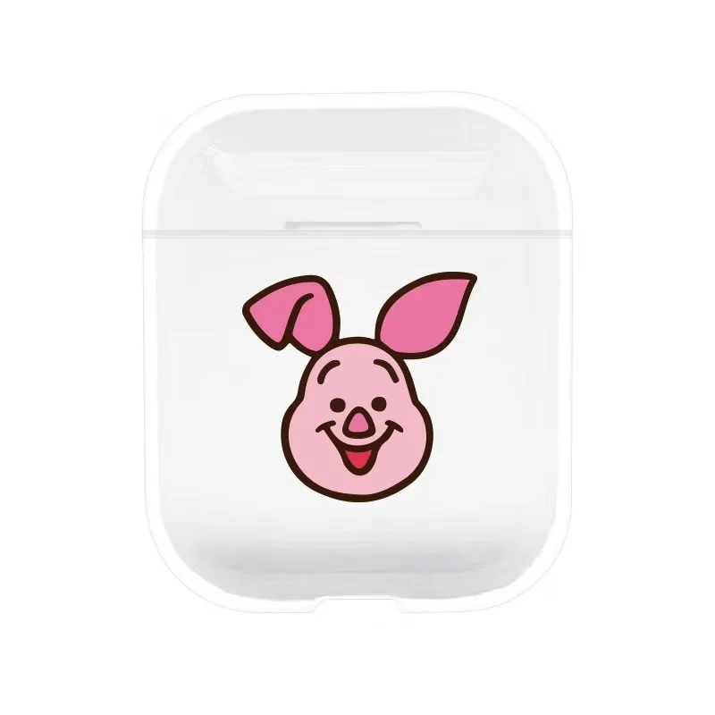Милый мультяшный чехол с принтом Микки и Минни для Airpods airpod 2, аксессуары для беспроводной гарнитуры Bluetooth, прозрачный жесткий чехол из поликарбоната - Цвет: 13