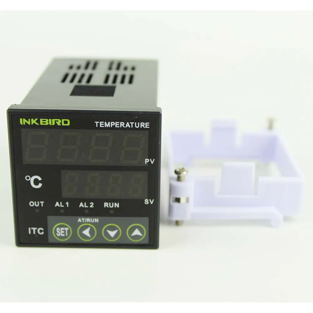Inkbird Dual Digital PID Temperature Controller Omron Relay &amp SSR Voltage Output 100-240V DIN 1/16 ITC-100VH | Инструменты